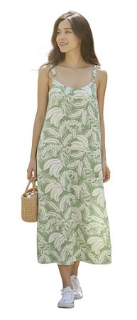 Vestido Midi Aberturas Laterais Viscose