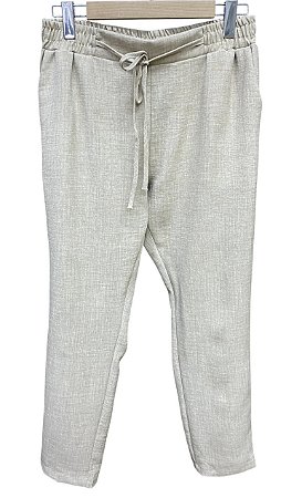 Calça Elástico Cintura Viscolinho