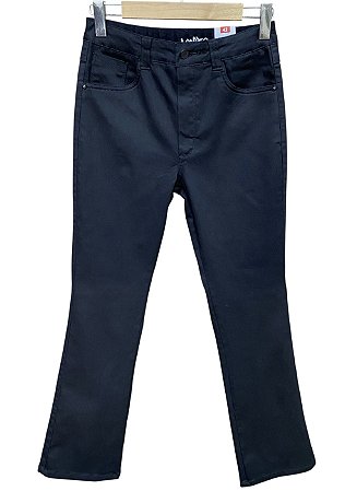 Calça Flare Cintura Alta Sarja
