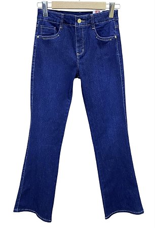 Calça Flare Cintura Alta Jeans