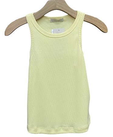 Blusa Regata Malha Rib