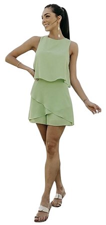 Macaquinho Regata Crepe