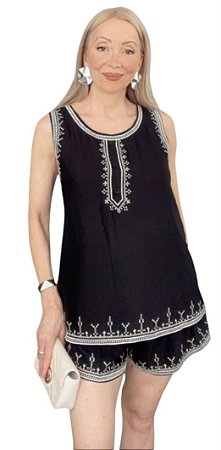 Conjunto Shorts Viscose