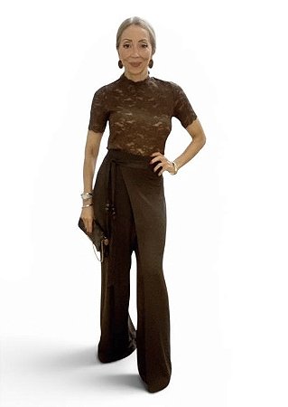 Calça Transpassada Malha