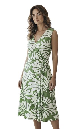 Vestido Regata Estampado Viscose