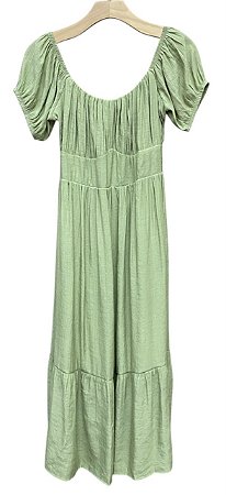 Vestido Ombro a Ombro Viscose