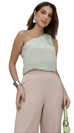 Blusa Mula Manca Laço Crepe