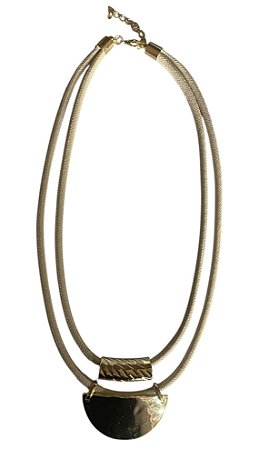 Colar Meia Lua Corda