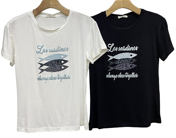 T-Shirt Les Sardines Viscomalha
