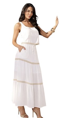 Saia Elástico Cintura Viscose