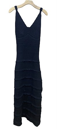 Vestido Alça Tricot