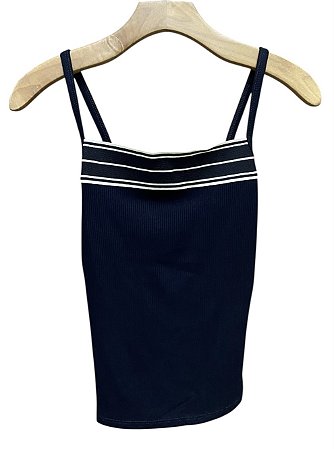 Blusa Alça Malha Rib