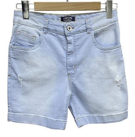 Bermuda Cintura Alta Jeans