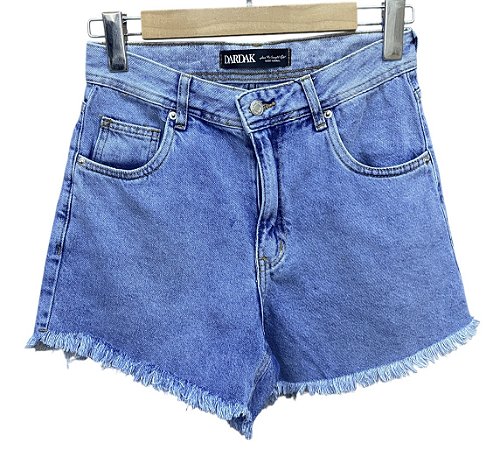 Shorts Cintura Alta Jeans
