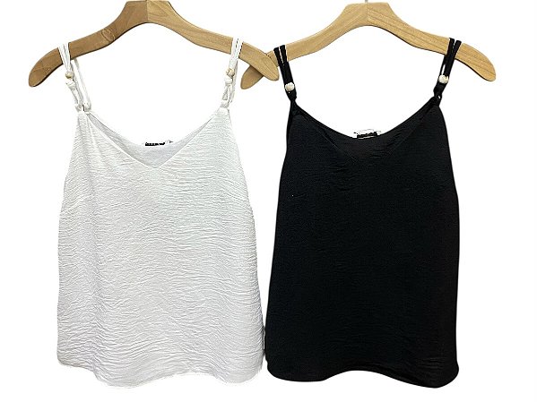 Blusa Alça Dupla Crepe