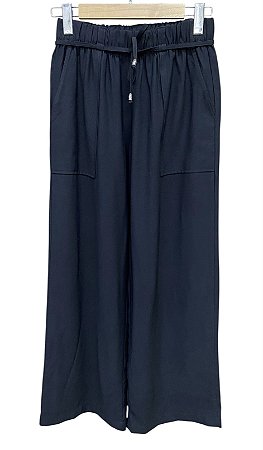 Calça Elástico Cintura Crepe