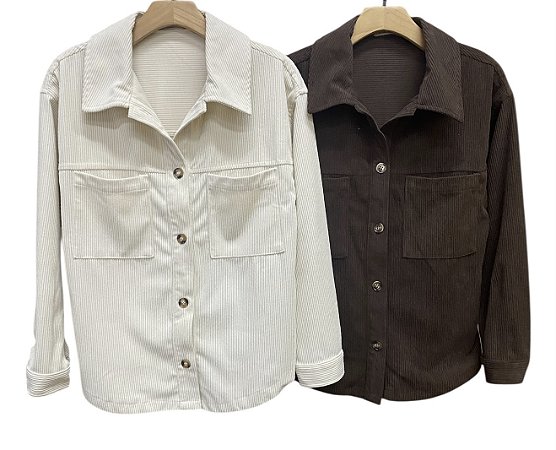 Camisa Veludo Cotelê