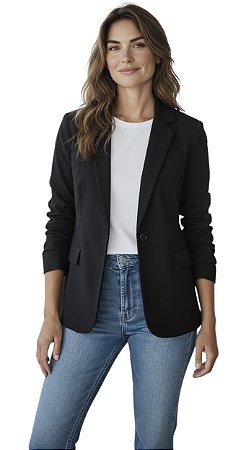 Blazer Alfaiataria Viscolinho