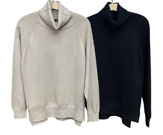 Blusa Oversized Gola Cashmere