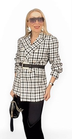 Blazer Xadrez Tweed