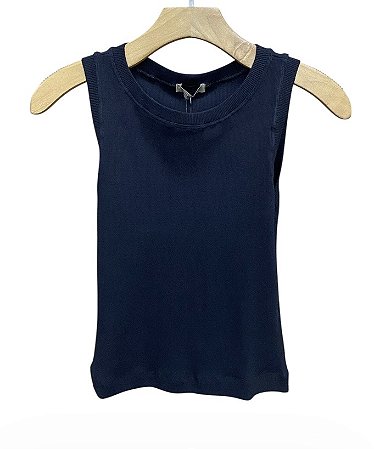 Blusa Regata Malha Rib