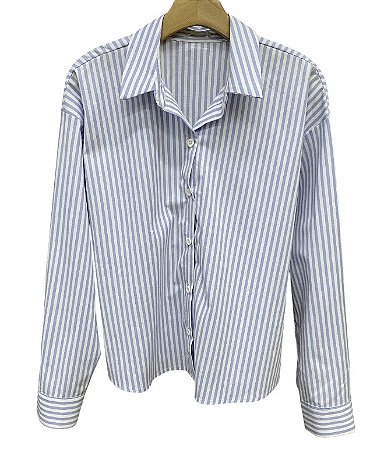 Camisa Listrada Viscose