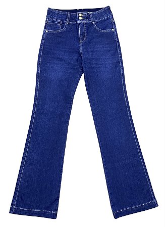 Calça Flare Cintura Alta Jeans