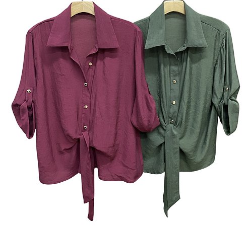 Camisa Manga 3/8 Viscose