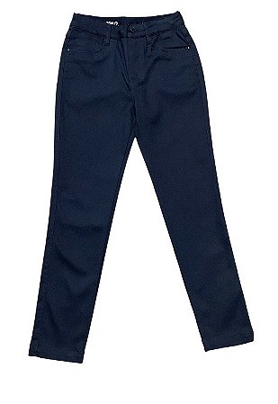 Calça Capri Tornozelo Cintura Alta Sarja