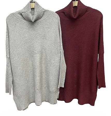 Blusa Oversized Gola Cashmere