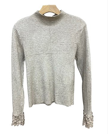 Blusa Detalhe Manga Cashmere