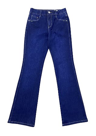 Calça Flare Cintura Alta Jeans