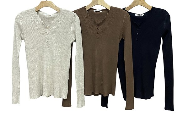 Blusa Manga Longa Cashmere