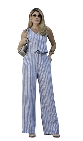 Conjunto Listrado Viscolinho