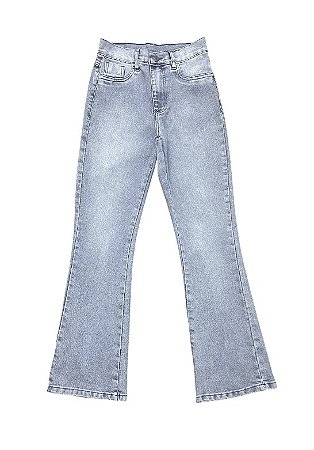 Calça Flare Petit Cintura Alta Jeans