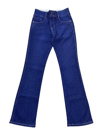 Calça Flare Cintura Alta Jeans