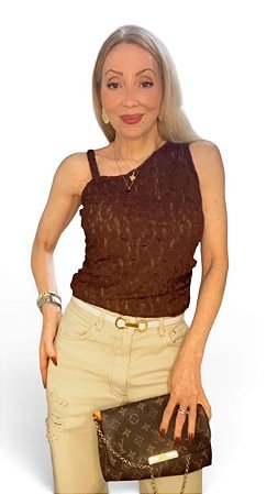Blusa Regata Renda