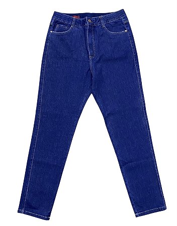 Calça Cigarrete Cintura Alta Jeans