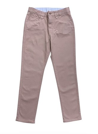 Calça Capri Tornozelo Cintura Alta Sarja
