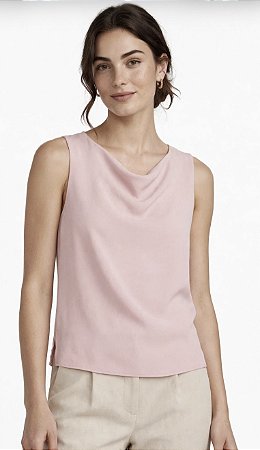 Blusa Regata Crepe