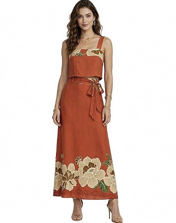 Conjunto Saia Viscose