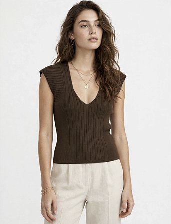 Blusa Regata Tricot