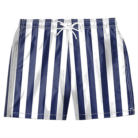 short estampado azul