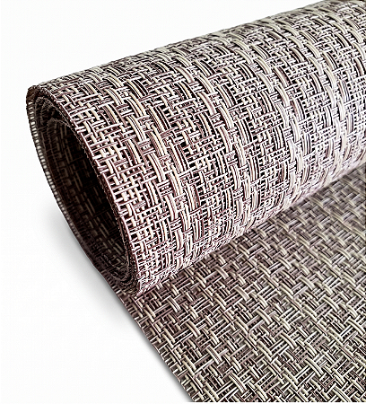Forro Sintético Para Pergolado Ideal para áreas externas 1,40mts De Largura - MARROM CLARO c/ BEGE