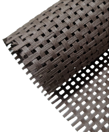 Palha Indiana Palhinha Algodão com fibras (ALG07 - Imbuia-Negra) 140 cm