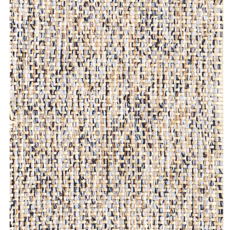 Palhinha Indiana Palha Natural Mesclado Bege Com Azul - 1,60 Largura: Versatilidade para Decoração e Artesanato, Qualidade Superior, Amplas Aplicações em Móveis, Cabeceiras, Armários, Cômodas, Rack de TV, Pergolados internos
