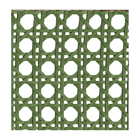 Tela Sextavada Palhinha Indiana Algodão com fibras (ALG06 - Verde Oliva) 80 cm
