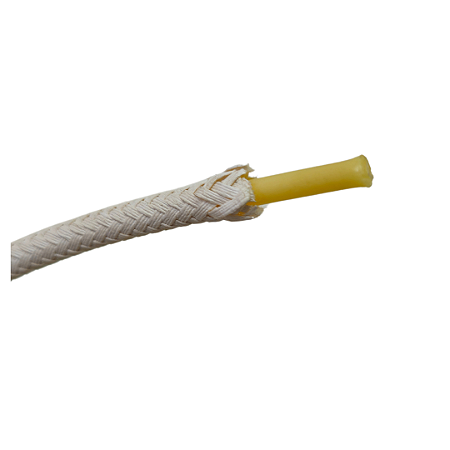 Chicote sintético de 4,0 mm para acabamentos - cor branca