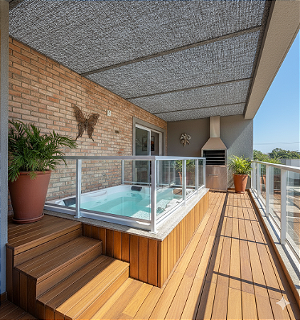 Forro Náutico Griggio Marine para pergolado ideal para áreas externas 1,40m de largura