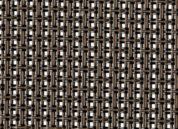 Forro para pergolado ideal para áreas externas Marrom Nogueira 1,40m de largura linha Grid resistente à água e umidade